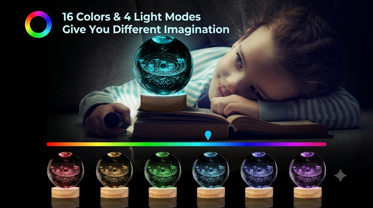 3D Crystal Lamp Ball