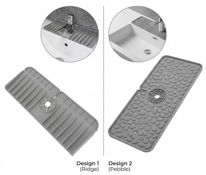 Silicone Sink Splash Guard Mat for Kitchen & Bathroom