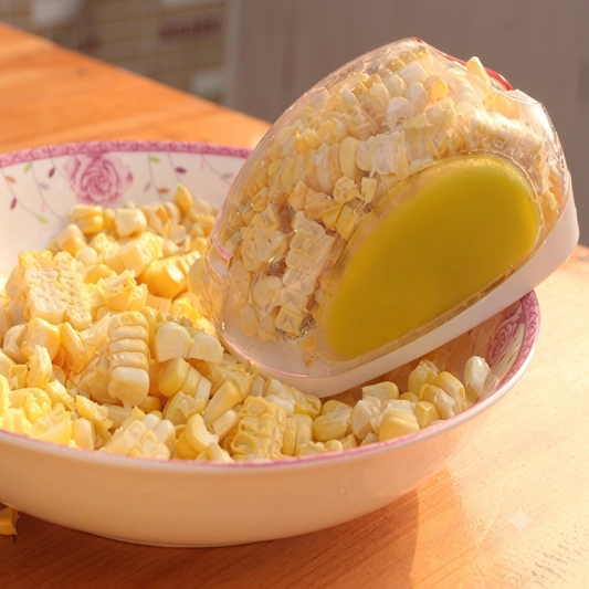 Compact Corn Cob Cutter & Kernel Remover Tool