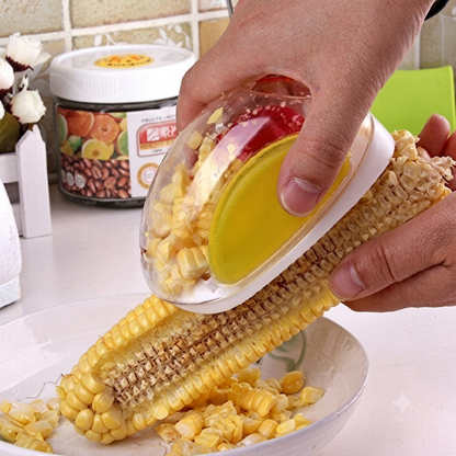 Compact Corn Cob Cutter & Kernel Remover Tool