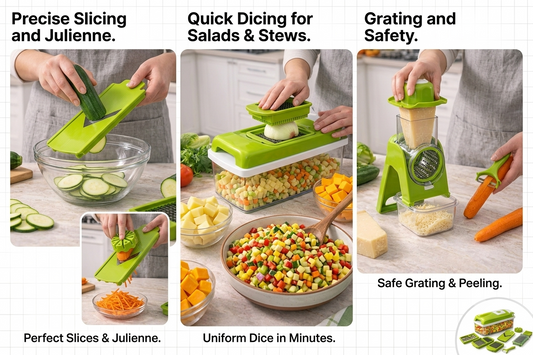 Multifunctional Vegetable Slicer & Dicer
